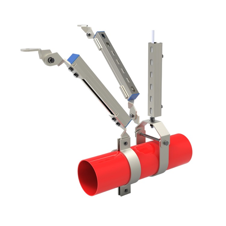 Longitudinal Seismic Support On The Water Pipe Side
